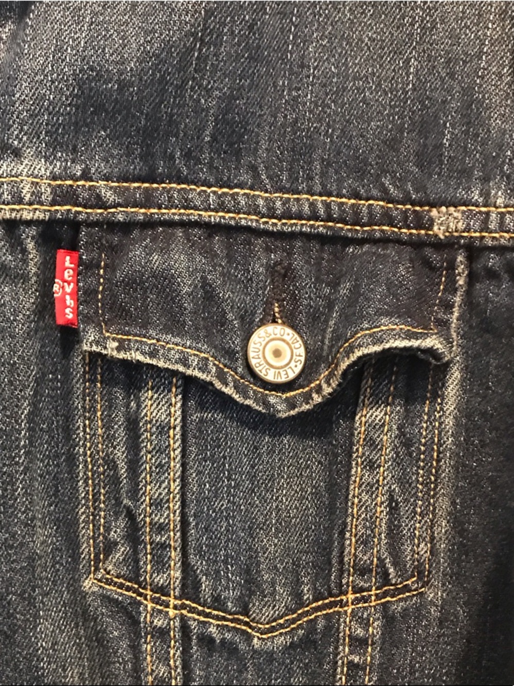 Levi's Blue Denim Trucker Jacket - Women's - Picture 2 of 3